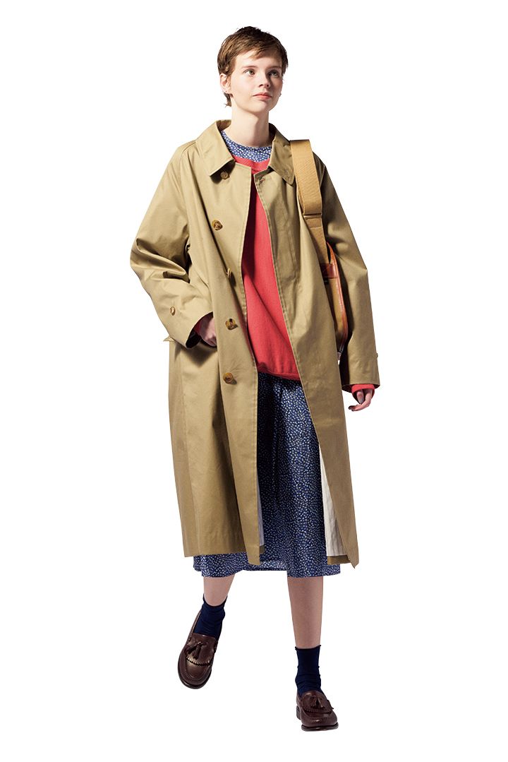 スウェットに花柄ワンピースを重ねたコーデ【本日のFUDGE GIRL-5月5日】