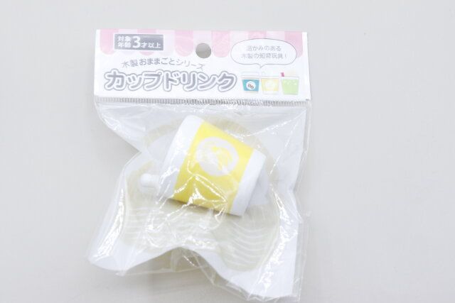 セリアの木製おままごと カップドリンクのパッケージ