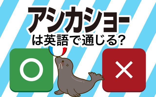 【アシカショー】は英語で通じる？通じない？「水族館」などの英語もご紹介