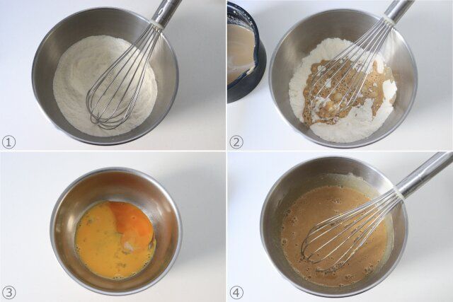 コーヒーカヌレ レシピ カヌレ生地を作る