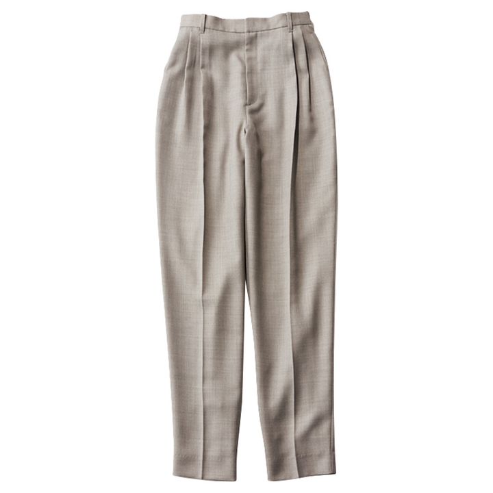 パンツ,タックテーパードパンツ,エブール