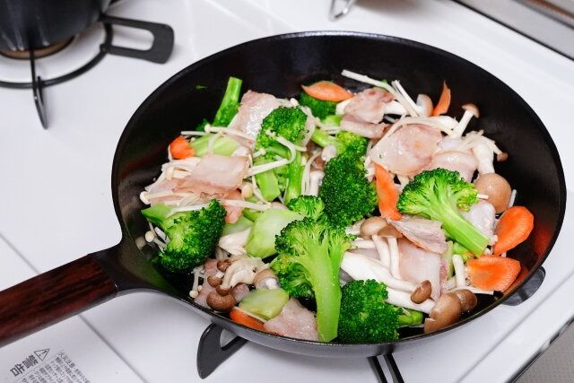 海鮮味焼きビーフン 永谷園 ブロッコリー料理