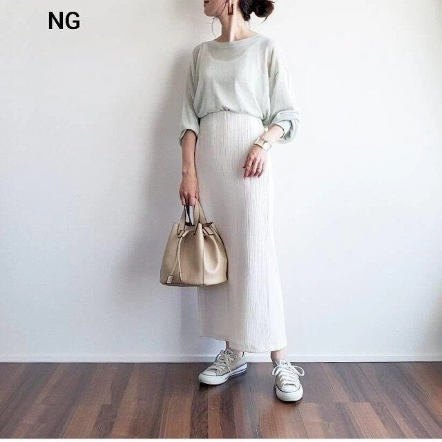 大人女子のシアートップスNG＆OKコーデ