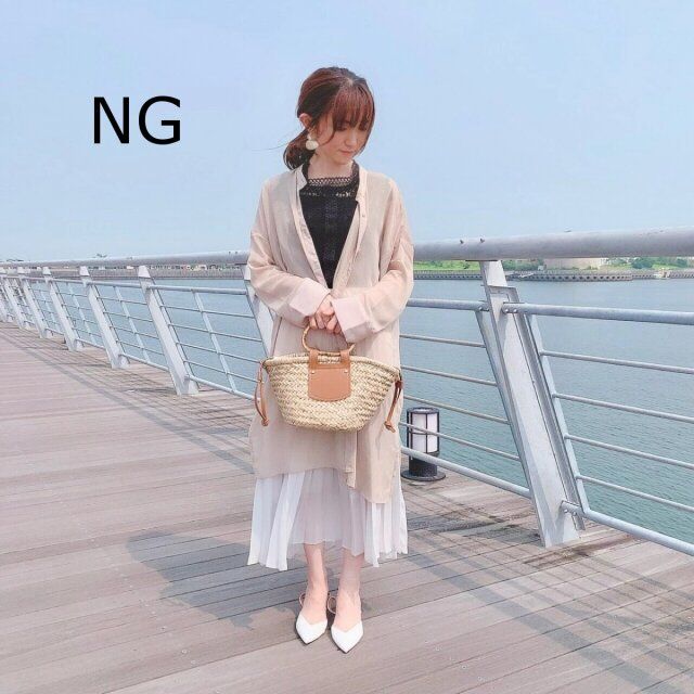 大人女子のシアートップスNG＆OKコーデ