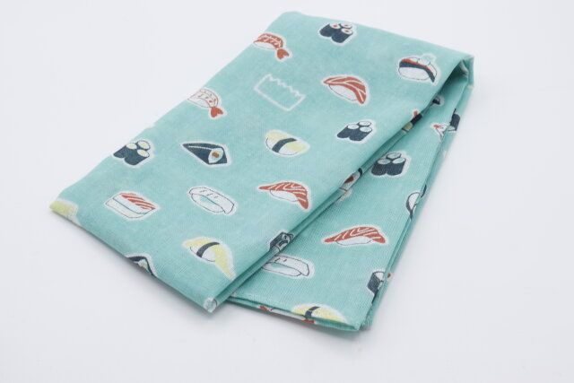 ダイソーのてぬぐい（寿司）