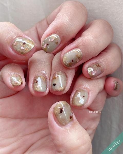 a little salon niiinaが投稿したネイルデザイン [photoid:I0129734] via Itnail Design (732666)