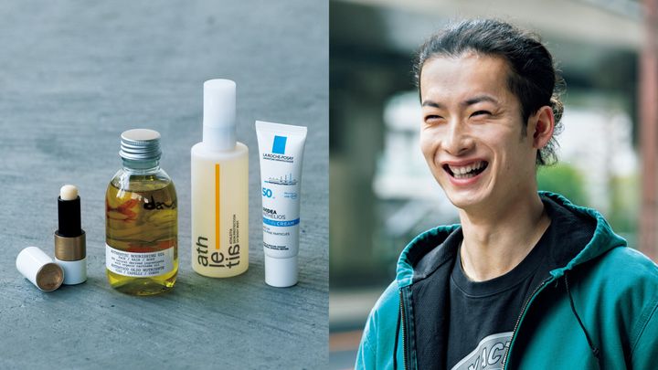 ルージュエルメス ボーム ドゥ ソワン プール レ レーヴル、ダヴィネス オーセンティック オイル、アスレティア スキンプロテクション UVボディミスト、UVイデア XL プロテクショントーンアップ クリア、プロスケーター・根岸空