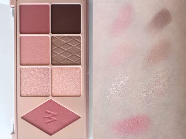 『W デイリームードアップパレット 04 クライローズ』レビュー_1