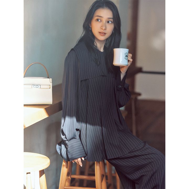 武井咲,ママコーデ,セットアップコーデ,エンフォルド