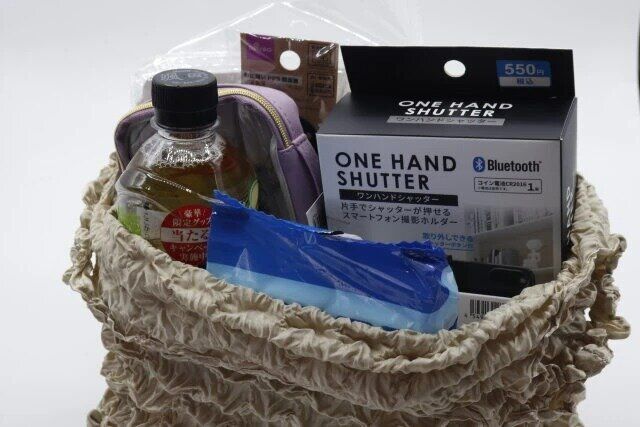 ダイソーの収縮エコバッグ（BE）の容量