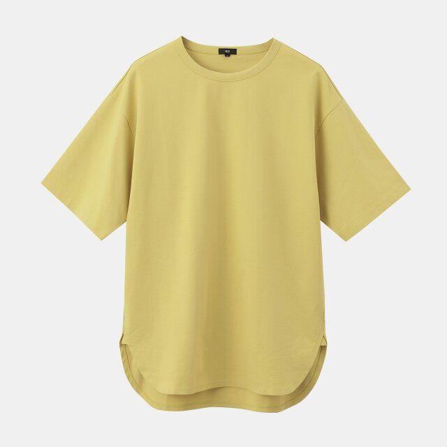 PLSTのメンズのラウンドテールTシャツ