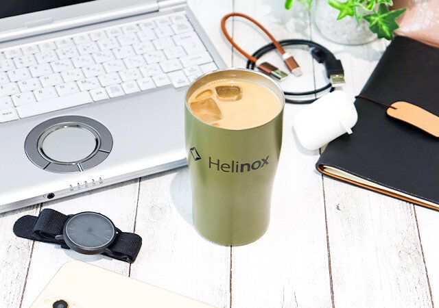 真空断熱Smart Tumbler OLIVE ver. コールド使用例