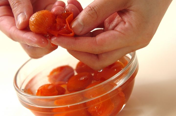 プチトマトのマリネの作り方1