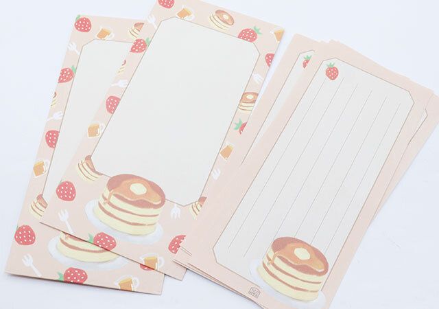 ダイソーの一筆箋（ホットケーキ）