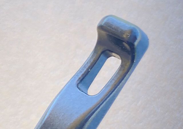 ダイソーのPPS 樹脂製スプーン（18cm）は引っ掛けられる