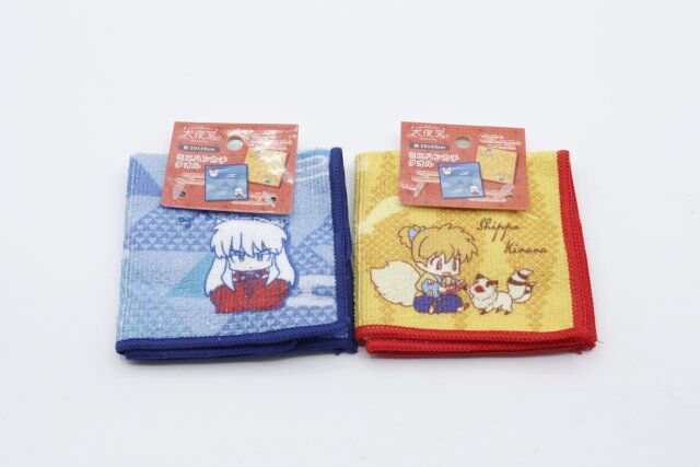 ダイソーの犬夜叉ミニハンカチタオル