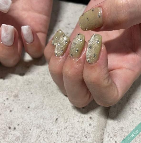 MILKが投稿したネイルデザイン [photoid:I0124262] via Itnail Design (732945)
