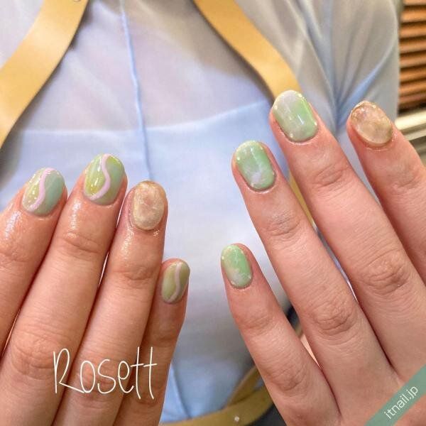 Rosett BY broocHが投稿したネイルデザイン [photoid:I0128012] via Itnail Design (732944)