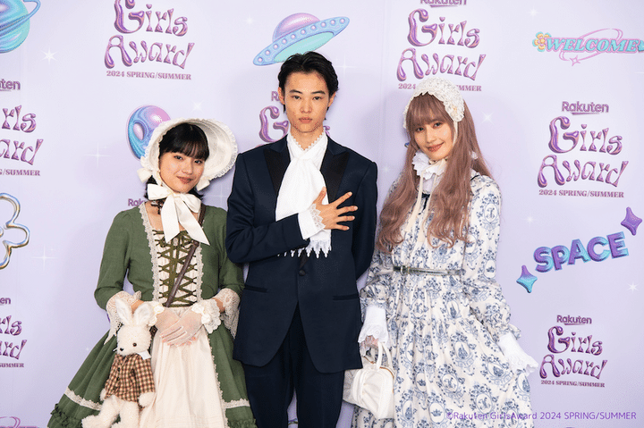 窪塚愛流＆蒔田彩珠＆橋本愛、お揃いロリータ・コーデでランウェイを席巻！ 来場者のべ1万9200万人が熱狂