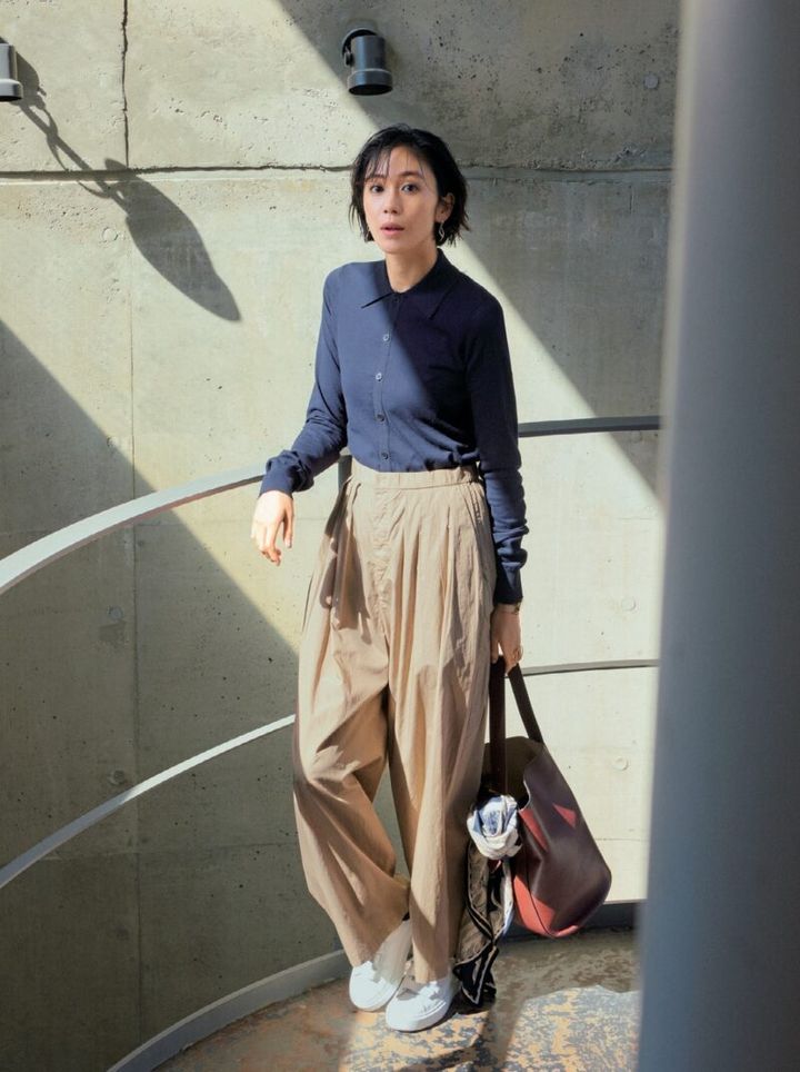 エイトンのワイドパンツ 