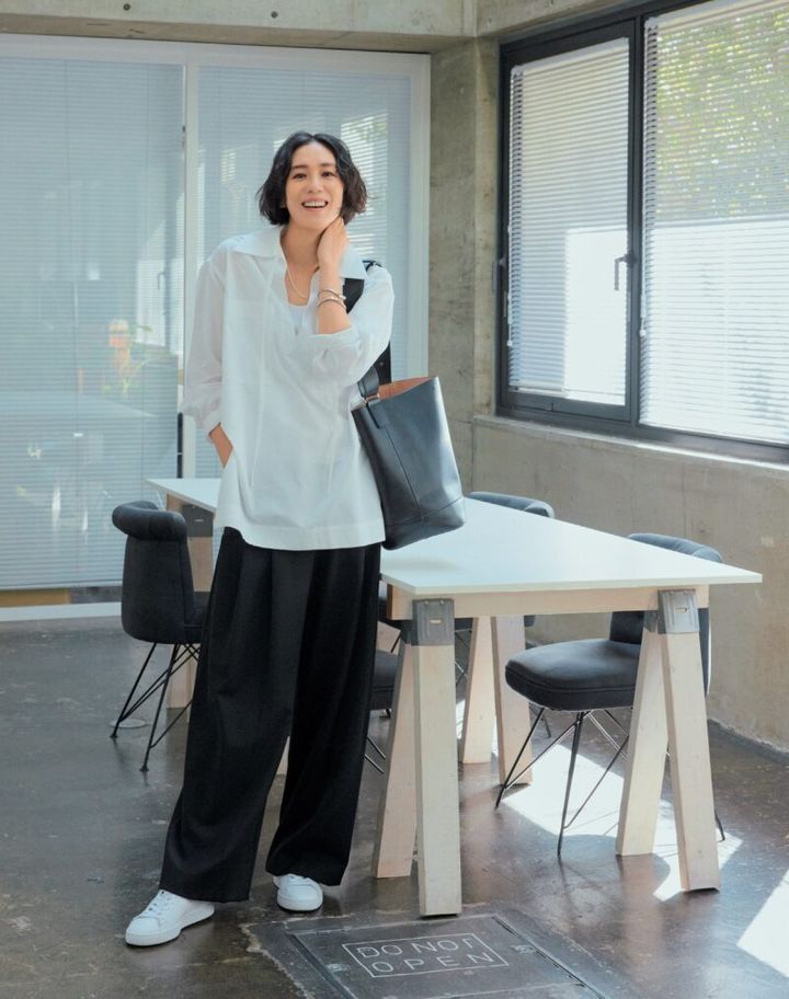 仕事服はワイドパンツがおすすめ バナナリパブリックで人気のSiena