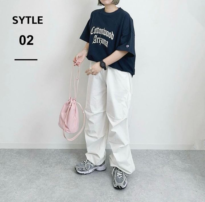 無印良品_パラシュートイージーパンツ_4