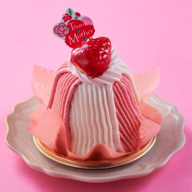 シャトレーゼ「母の日 苺のチーズモンブラン