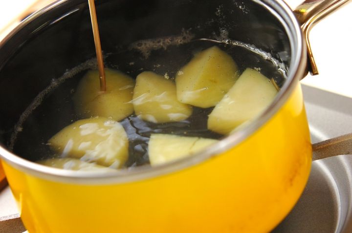 新ジャガイモのコロッケの作り方1