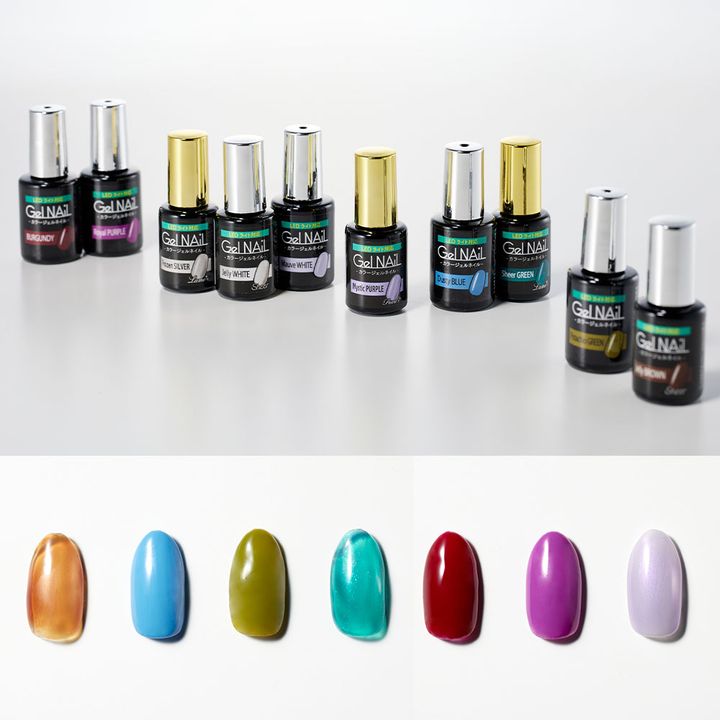 【セリアのジェルネイル】全77色を全色見せ！2022年秋冬決定版【セルフネイル】