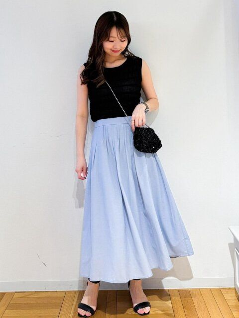 2024春夏ブルーの最旬コーデ