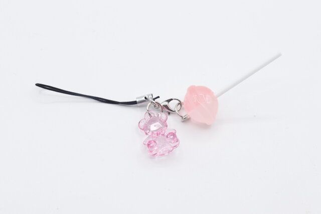 セリアのキャンディベア ストラップ MA-1366