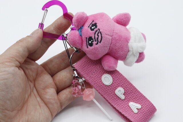 セリアのキャンディベア ストラップ MA-1366の使用例