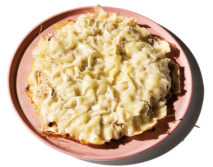 フライパンでこねる！ 皮をのせるだけ「包まないシュウマイ」の作り方の画像1