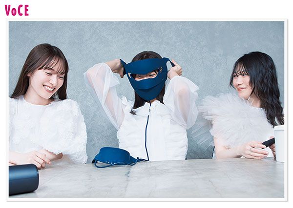 田村保乃さん、森田ひかるさん、守屋麗奈さん