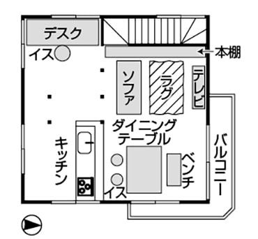2LDK 住居歴 12年、家族 夫+猫２匹