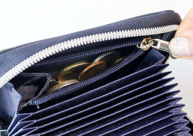 小銭ポケット ファスナー