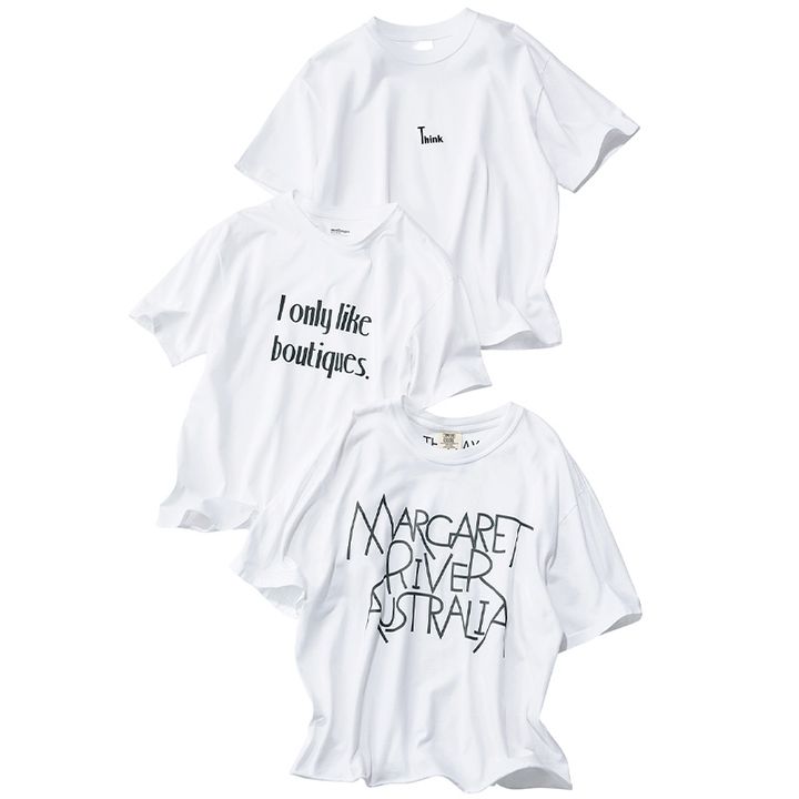 Tシャツ,白Tシャツ,レタリングTシャツ,アメリカンドリームズ,マルティニーク,THE DAY ON THE BEACH