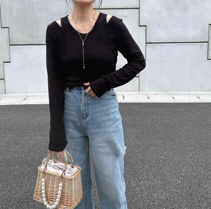 ジーユー_2ピースタンクトップレイヤードT_4