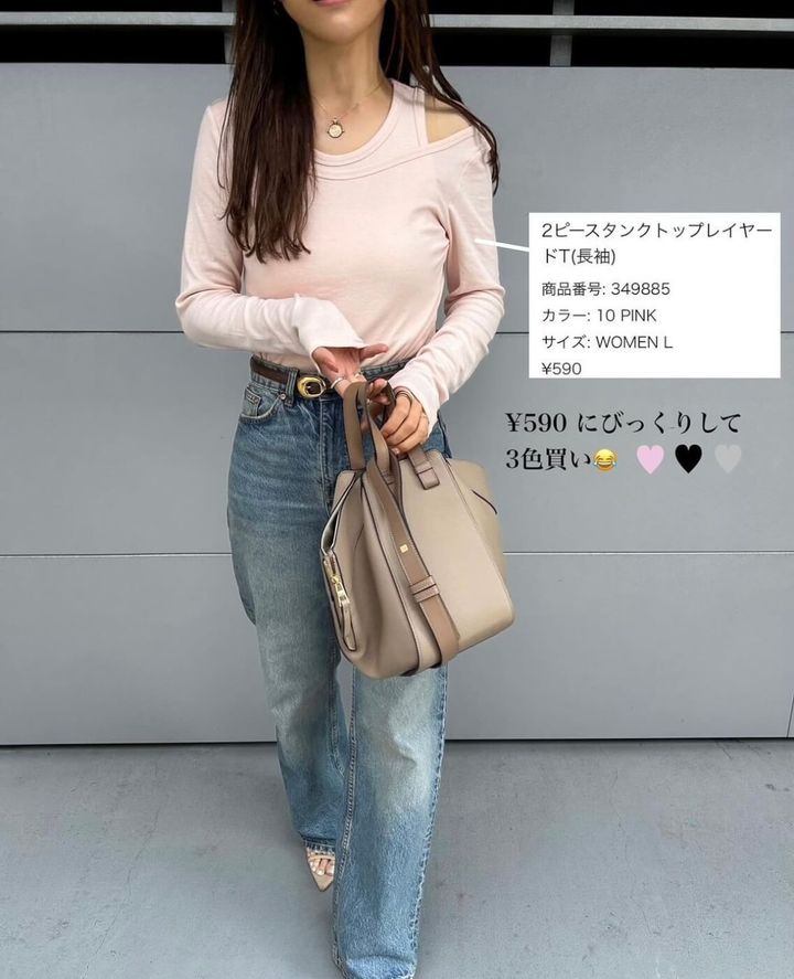 ジーユー_2ピースタンクトップレイヤードT_2