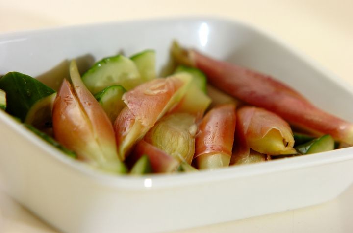 ミョウガとキュウリの甘酢漬けの作り方3