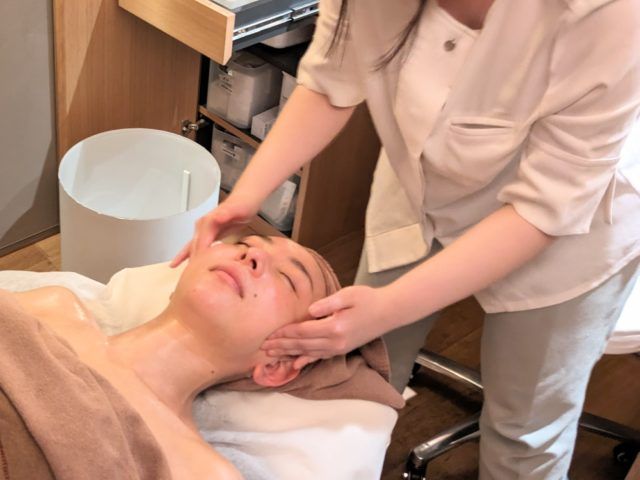 施術洗顔