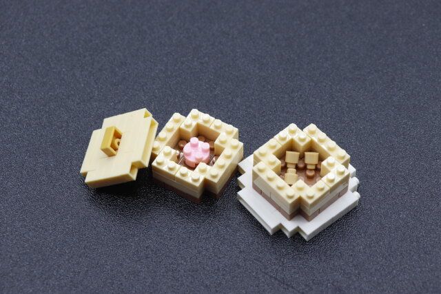 セリアのキッズブロック 台湾グルメ せいろむしを飾った様子