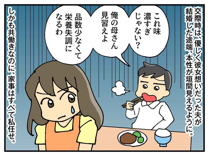 画像1: 結婚後、夫の本性が……
