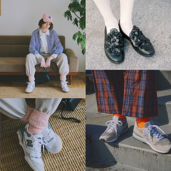 【スニーカー & 革靴 ×ソックスのお手本コーデ10選】おしゃれな足元の最旬コーデをチェック！
