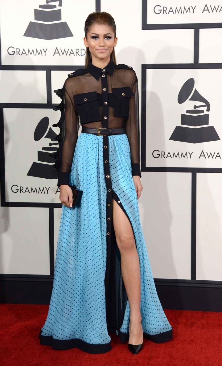 画像: 第56回グラミー賞授賞式にはエマニュエル・ウンガロのドレスを着用。