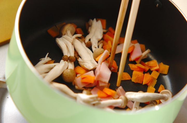 豆乳みそ汁の作り方1