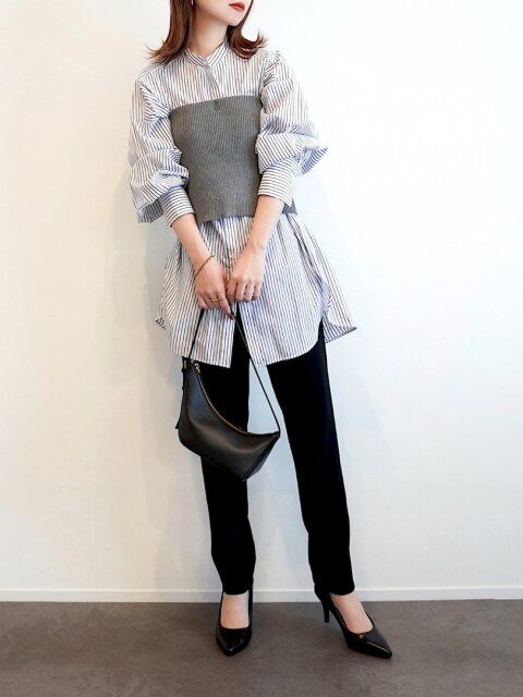 春夏のお手本ビスチェコーデ術