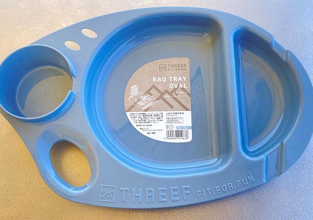 セリアのBBQ トレー オーバルのパッケージ