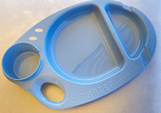 セリアのアイディア食器のBBQ トレー オーバル