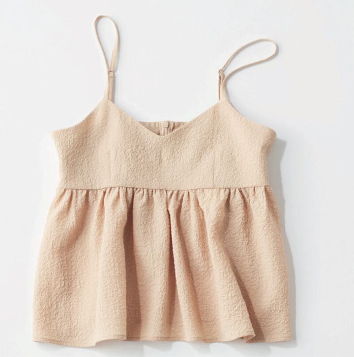 フリルキャミソール ギャレストのジャカード